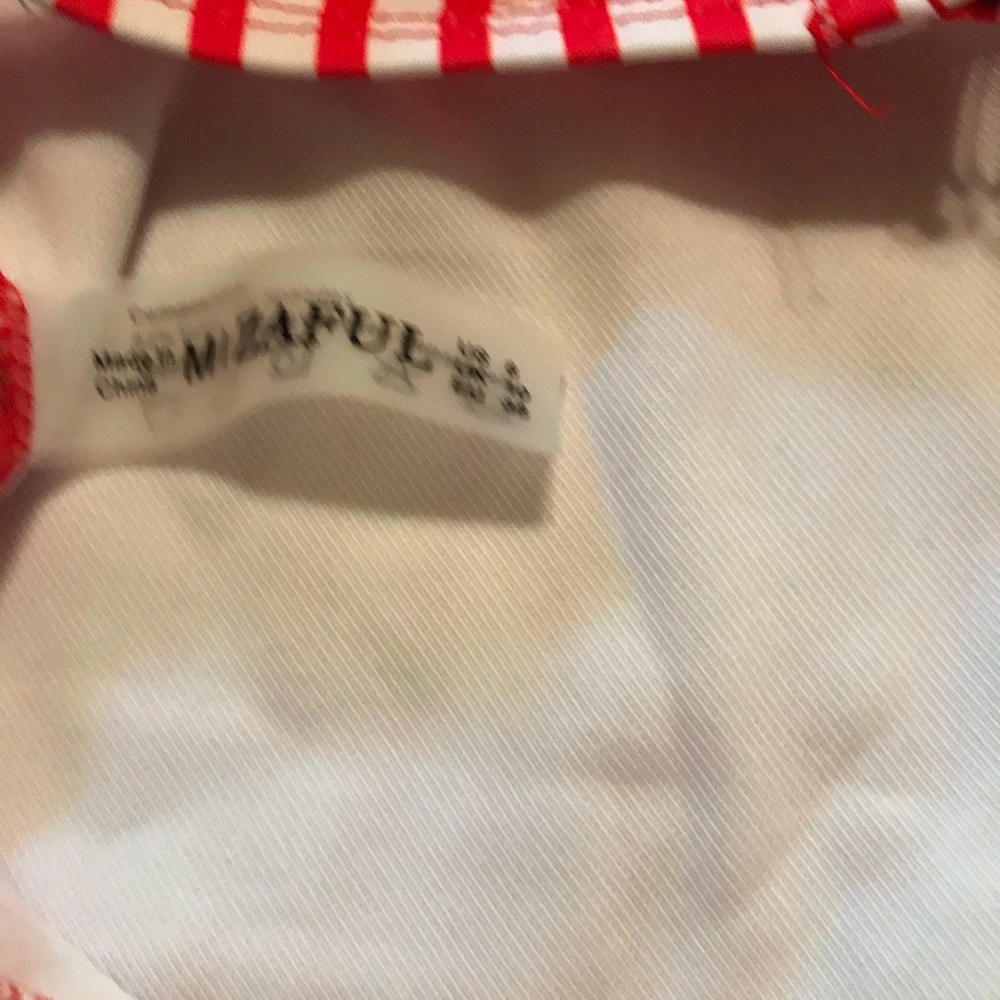 ❤️NWT Zaful Red & White Striped Medium Swimsuit❤️ - Picture 14 of 16
